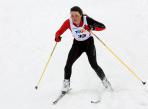 Zuzana Kocumová při skicrossu na běžkách