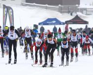Start čtvrtého ročníku SKImagazín skiatlonu pořádaného za podpory firem Atomic a Salomon. 