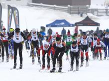 Start čtvrtého ročníku SKImagazín skiatlonu pořádaného za podpory firem Atomic a Salomon. 