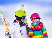 Výuka dětí na lyžích