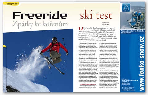 SKI unor 08 freeride ski test